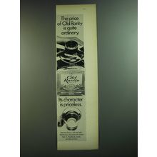 1969 Old Rarity Scotch Ad - The price of Old Rarity is quite Ordinary.