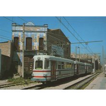 Valencia Spain Bus 3409 at Meliana Station in 1985 Postcard