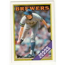 1988 Topps baseball card 742 Mark Clear