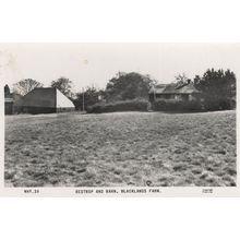 Restrop & Barn Blacklands Farm Friths Old Farming RPC Postcard