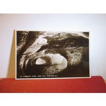 ST. CLEMENTS CAVES, WEST HILL, HASTINGS, SUSSEX. unused vintage postcard RP =