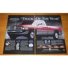 1993 Dodge Ram 1500 Pickup Truck Advertisement - Motor Trends Truck of the Year