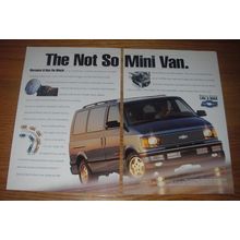 1993 Chevy Astro Minivan Advertisement - The not so mini van
