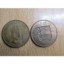Jersey 1966 Elizabeth ll 1/12th of a Shilling Coin