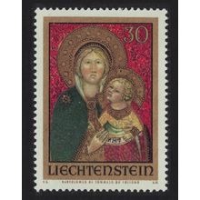 Liechtenstein 'Madonna' by da Foligno Christmas 1973 MNH SG#586 MI#595 Sc#542