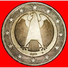 Ⰶ NON-PHALLIC TYPE (2008-2025): GERMANY★2 EUROS 2011G BADEN★LOW START★NO RESERVE