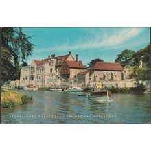 Archbishop's Palace from the Medway, Maidstone, Kent, 1975 - Salmon Postcard