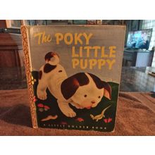 Little Golden Book The Porky Little Puppy By Janette Lowrey O 15th Edition 1948