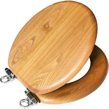 Design House 561241 Dalton Bath Accessories, round Toilet Seat, Honey Oak