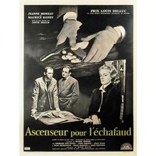 Lift To The Scaffold- French -1957 Art Gallery Poster Canvas Print Wall Decorati