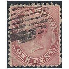 Canada 1859 SG30 1c Deep Rose Good Used