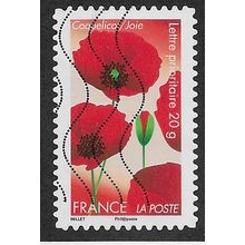 FRA 2012 (60c)(S/A) 'FLOWERS - POPPIES' FINE USED (EBID56-759)