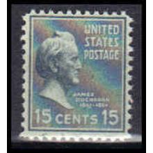 820 15c James Buchanan Fine MNH B0843