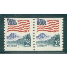 2280v 25c U.S. Flag Fine MNH CNP Left 2 B0945