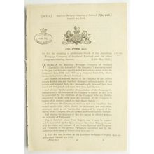 1895 Act of Parliament: American Mortgage Co Scotland
