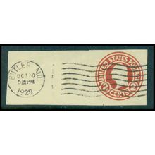 Used U429 2c George Washington Fine Cut Square WA3046