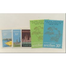 Netherlands Antilles Stamps Scott #361 To 365, Mint Hinged