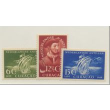 Netherlands Antilles Stamps Scott #203 To 205, Mint Hinged
