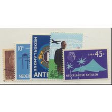 Netherlands Antilles Stamps Scott #215//340, 5 Different, See Listing Details