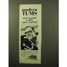 1964 Tums Antacids Ad - Modern Tums Taste Good