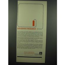 1965 Sandia Laboratories Ad - Explosives Research