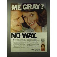 1979 Clairol Loving Care Hair Color Ad - Me Gray No Way