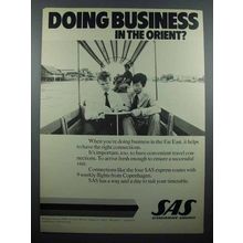 1978 SAS Airlines Ad - Doing Business in the Orient?