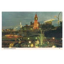 ILLUMINATIONS AT SKEGNESS, LINCOLNSHIRE .. used postcard by Bamforth.. 1976 pm =