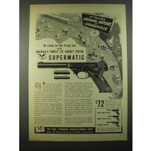 1952 High Standard Supermatic Pistol Ad - At the NRA National matches