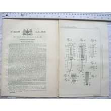 1903 Patent No. 26,844 Nut and Pipe Wrenches, David Stewart, New York
