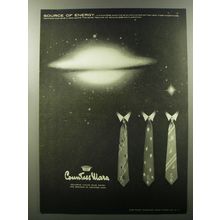 1953 Countess Mara Ties Ad - Source of Energy