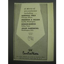 1953 Countess Mara Ties Ad
