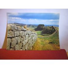 CUDDY'S CRAG, Hadrian's Wall Northumberland unused postcard dated 1984 #