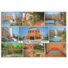 Hotel Playazul Costa De Almeria Spain Postcard