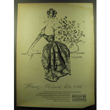 1959 Bergdorf Goodman Dress by Mollie Parnis Advertisement