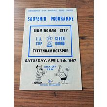 1967 FA Cup Quarter Final - Birmingham City vs Tottenham / Spurs ** FREE P&P **
