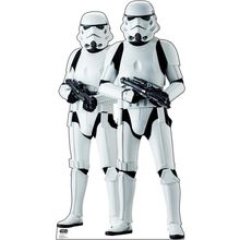 Cardboard People Stormtroopers Life Size Cardboard Cutout Standup - Rogue One: a