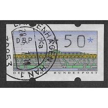 GER 50pf 'DEUTSCHE BUNDESPOST' MACHINE LABEL (EBID59-009)
