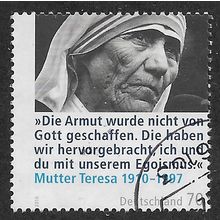 GER 2010 €0.70 'MOTHER TERESA' FINE USED (EBID60-355)