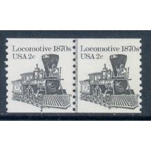 1897A 2c Locomotive Fine MNH Dry Gum CNP Left 4 W0454