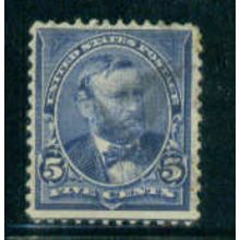 Used 281 5c Ulysses S. Grant Fine M05103