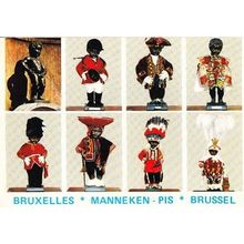 Bruxelles Belgium Old Indian Military Soldier Rare Toy Model Exhibition Postcard