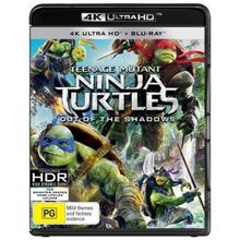 Teenage Mutant Ninja Turtles Out of Shadows 4K UHD Blu-ray / Blu-ray | Region...