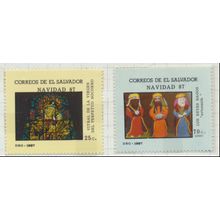 El Salvador Stamps Scott #1162 To 1163, Mint Never Hinged