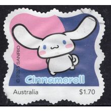 2025 HELLO KITTY AND FRIENDS, USED SELF-ADHESIVE MYSTAMP. 7/8