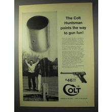 1958 Colt Huntsman Pistol Ad - The Way to Gun Fun