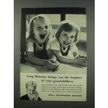 1961 Bell Telephone Ad - Laughter of Grandchildren