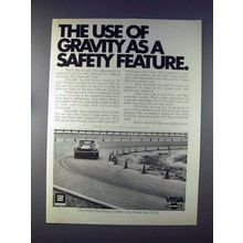 1972 Chevrolet Vega Coupe Car Ad - Use of Gravity