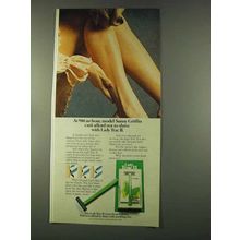 1974 Gillette Lady Trac II Razor Ad - Sunny Griffin