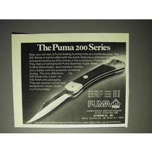 1976 Puma 200 Series Knife Ad